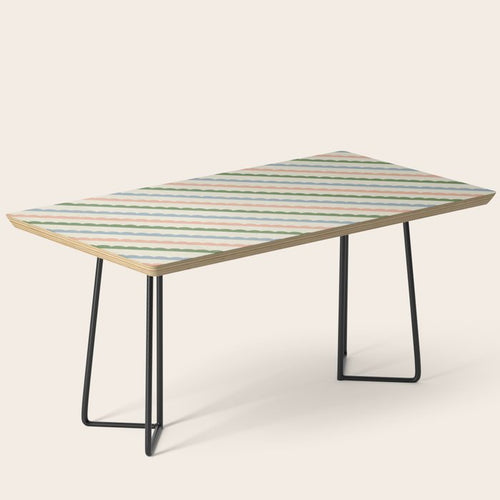 Scallop Stripe Coffee Table
