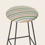 Scallop Stripe Stool Gallery Image 2