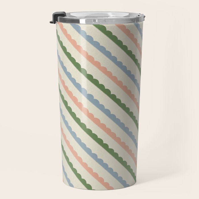 Scallop Stripe Travel Mug Gallery Image 3