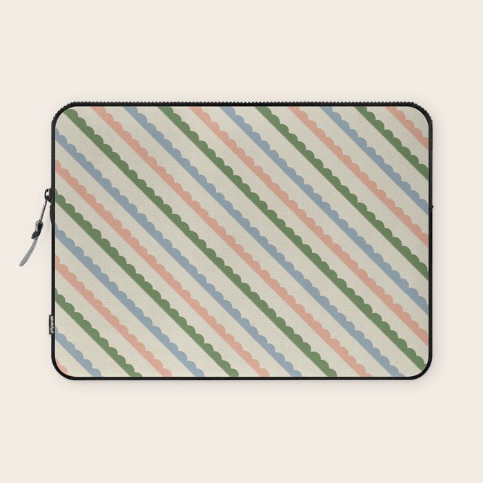 Scallop Stripe Laptop Sleeve Gallery Image 1