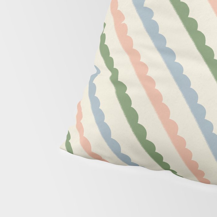 Scallop Stripe Pillow Sham Gallery Image 4