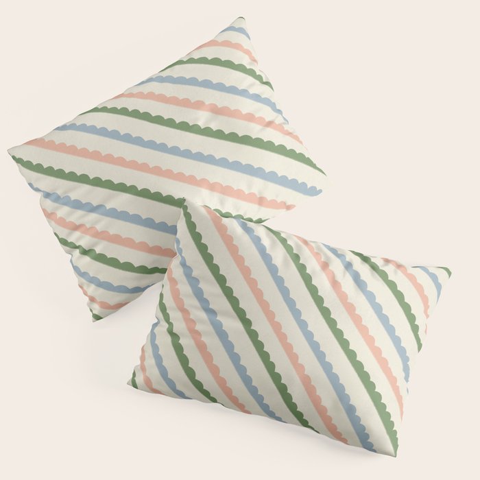 Scallop Stripe Pillow Sham Gallery Image 3