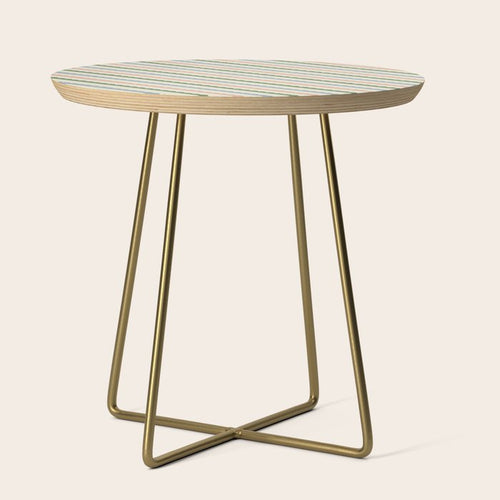 Scallop Stripe Side Table Gallery Image 1