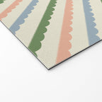 Scallop Stripe Welcome Mat Gallery Image 2