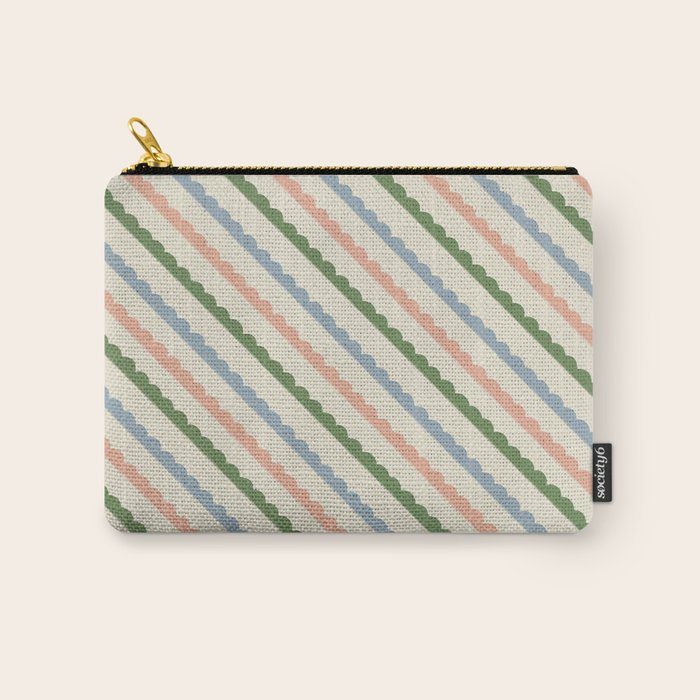 Scallop Stripe Carry All Pouch Gallery Image 1