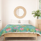 Floral Hummingbirds - BBG Duvet Cover Gallery Image 3