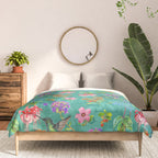 Floral Hummingbirds - BBG Comforter Gallery Image 3