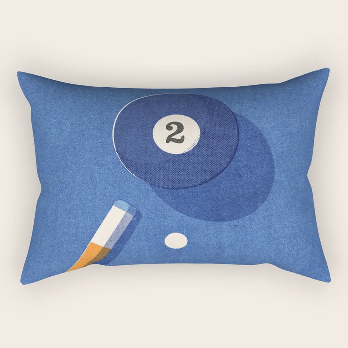BALLS / Billiards - ball 2 I Rectangular Pillow Gallery Image 2