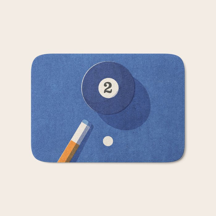 BALLS / Billiards - ball 2 I Bath Mat Gallery Image 1