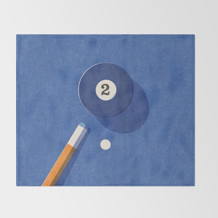 BALLS / Billiards - ball 2 I Throw Blanket Gallery Image 2