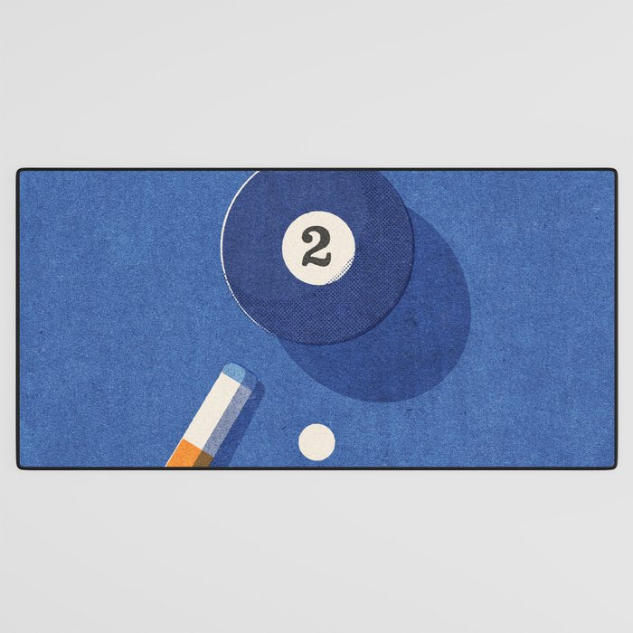 BALLS / Billiards - ball 2 I Desk Mat Gallery Image 3