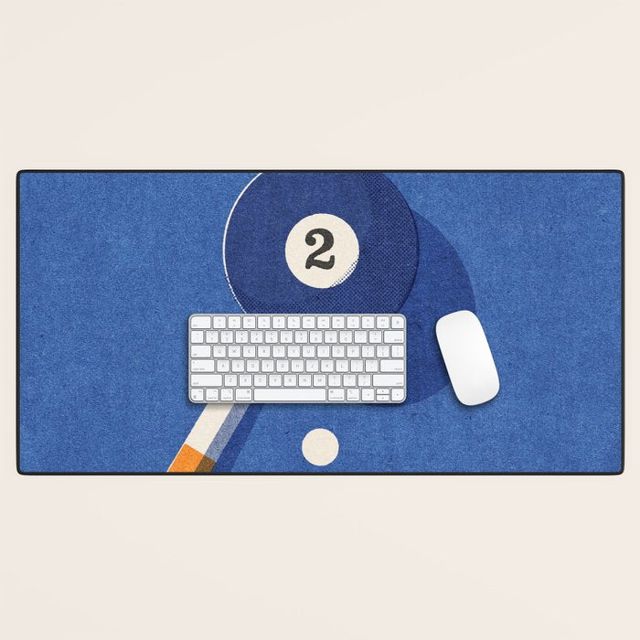 BALLS / Billiards - ball 2 I Desk Mat Gallery Image 1