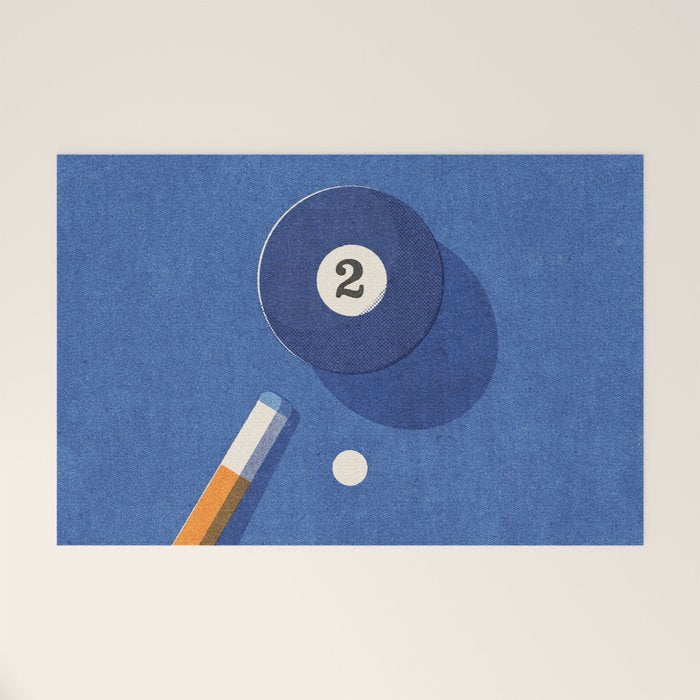 BALLS / Billiards - ball 2 I Welcome Mat Gallery Image 1