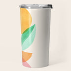 Summer Stack Abstract Plant Illustration Travel Mug Gallery Image 2
