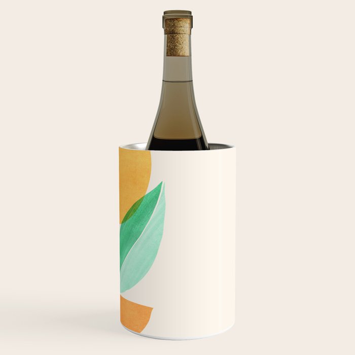 Summer Stack Abstract Plant Illustration Wine Chiller Gallery Image 3