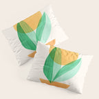 Summer Stack Abstract Plant Illustration Pillow Sham Gallery Image 3