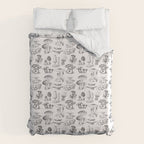 Mushroom Collection Duvet Cover Gallery Image 6