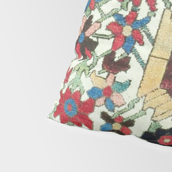 Antique Persian Bakhtiari Rug Print Pillow Sham Gallery Image 4