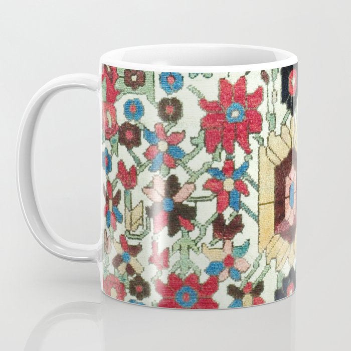 Antique Persian Bakhtiari Rug Print Coffee Mug Gallery Image 3