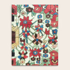 Antique Persian Bakhtiari Rug Print Notebook Gallery Image 4