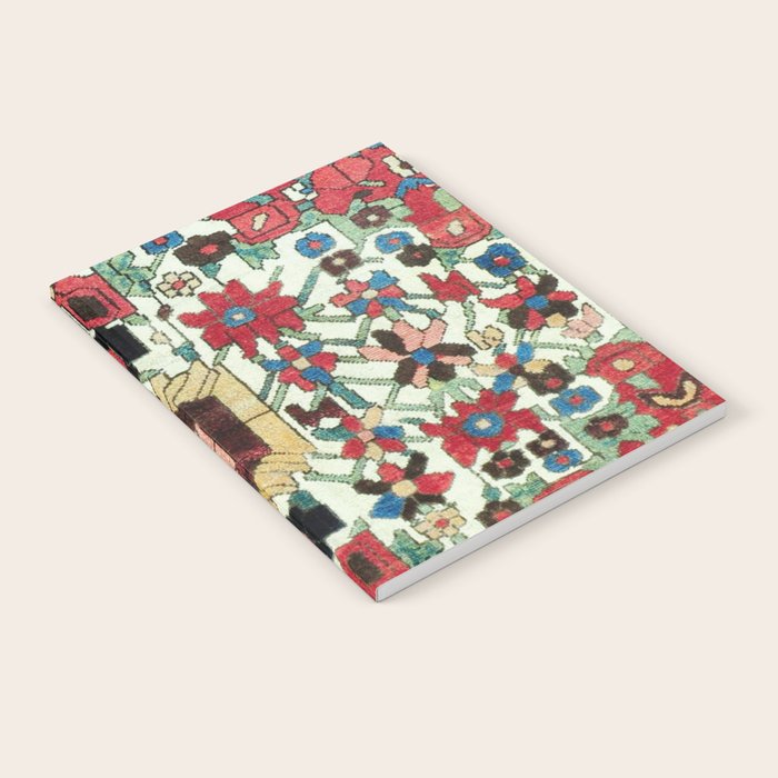 Antique Persian Bakhtiari Rug Print Notebook Gallery Image 2