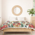 Antique Persian Bakhtiari Rug Print Duvet Cover Gallery Image 3