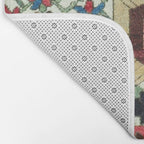 Antique Persian Bakhtiari Rug Print Bath Mat Gallery Image 2