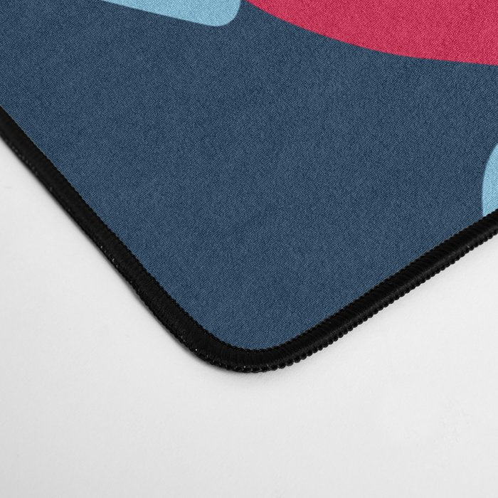 Colorful  Hearts - Graffiti Style Desk Mat Gallery Image 4