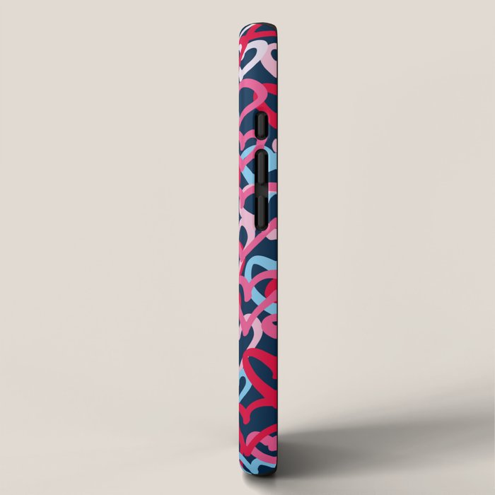 Colorful  Hearts - Graffiti Style iPhone Case Gallery Image 2