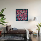 Colorful  Hearts - Graffiti Style Wood Wall Art Gallery Image 2