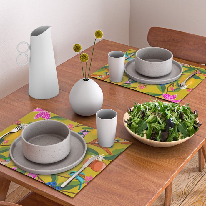 Exotic jungles pattern  Placemat Gallery Image 2