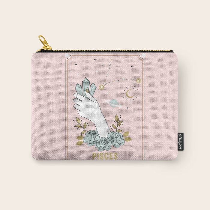 Pisces Zodiac sign Carry All Pouch Gallery Image 1