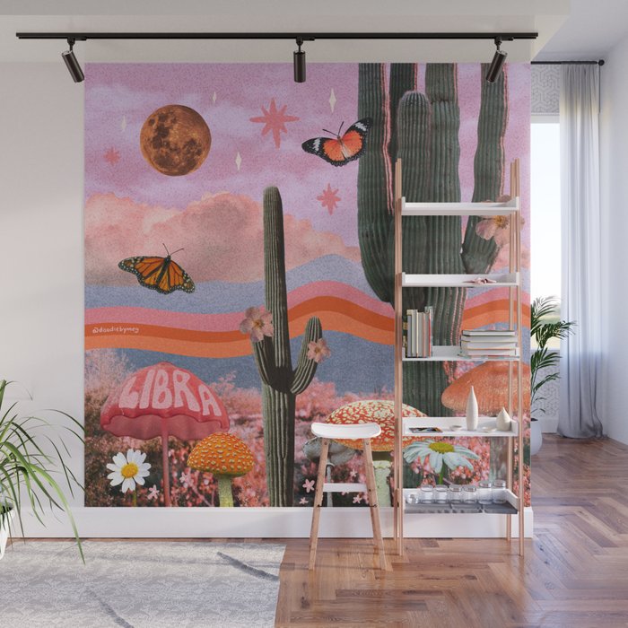 Libra Collage Wall Mural Gallery Image 1