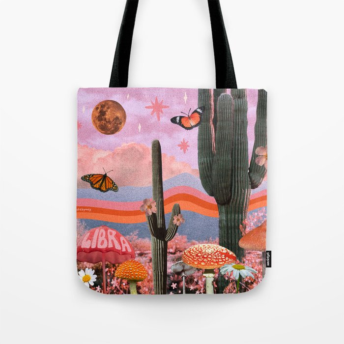 Libra Collage Tote Bag Gallery Image 1