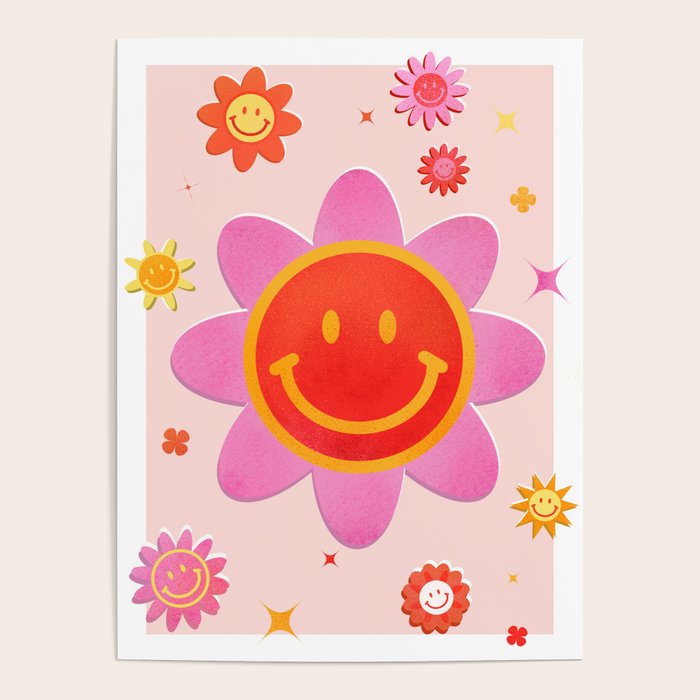 Smiling Flower Faces  Poster Gallery Image 4