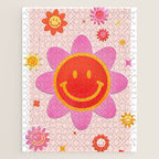 Smiling Flower Faces  Jigsaw Puzzle Gallery Image 1