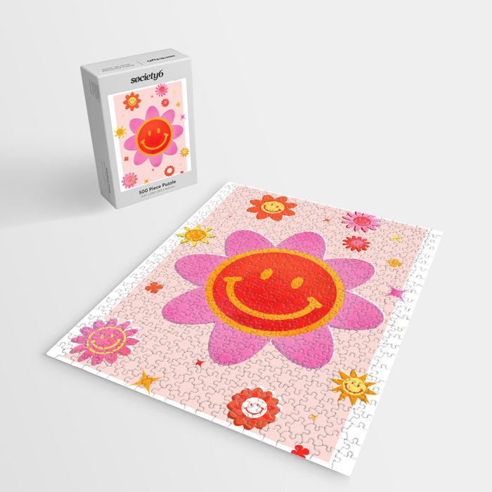 Smiling Flower Faces  Jigsaw Puzzle Gallery Image 2