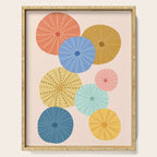 Coloful Sea Urchins 2 Serving Tray Gallery Image 1