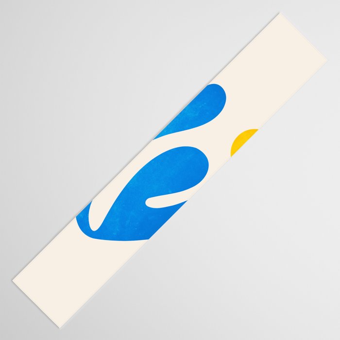 Blue Leaf & Sun: Matisse Paper Cutouts I Table Runner Gallery Image 3