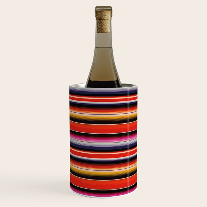 Orange Sarape Saltillo Wine Chiller Gallery Image 2