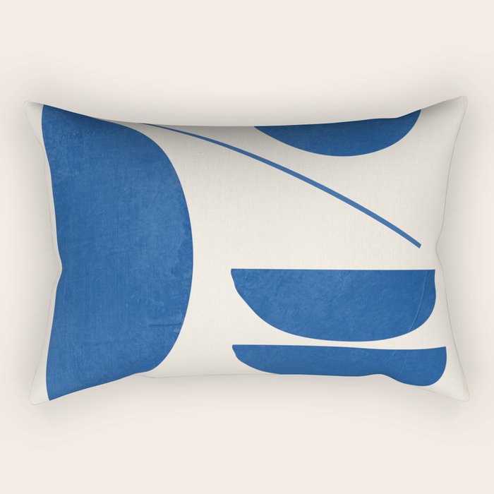 Modern Abstract Minimal Shapes 187/2 Rectangular Pillow Gallery Image 2