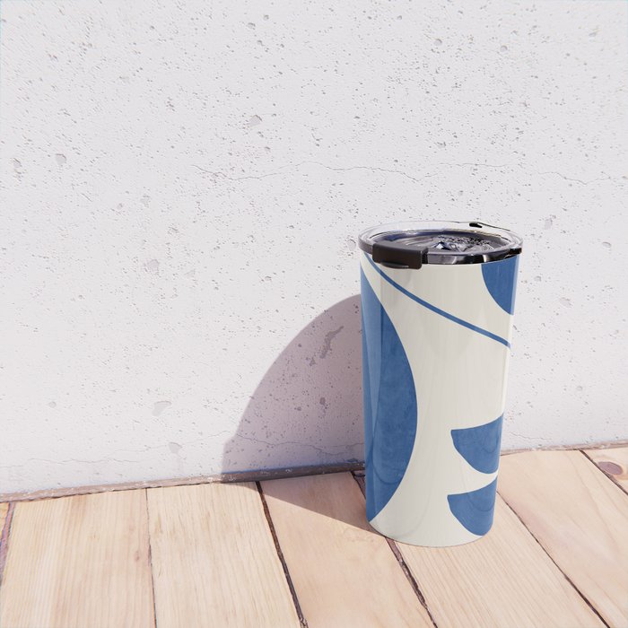Modern Abstract Minimal Shapes 187/2 Travel Mug Gallery Image 4