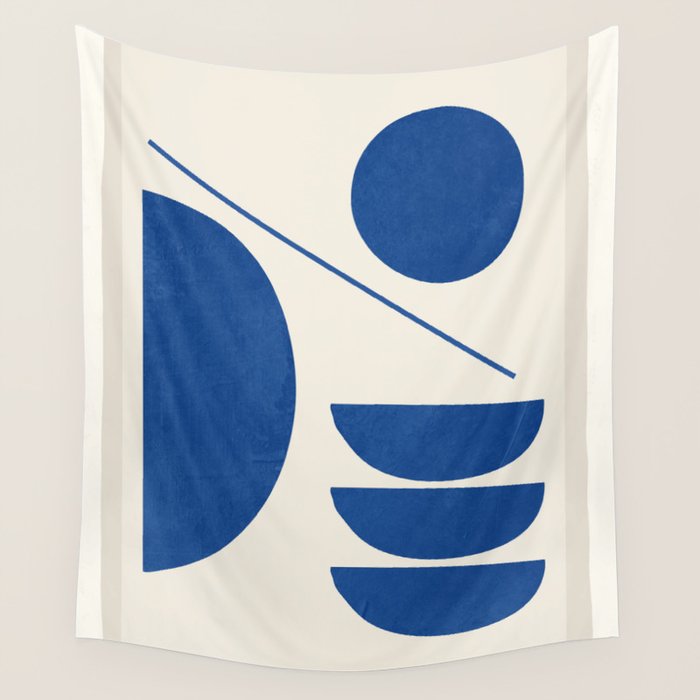 Modern Abstract Minimal Shapes 187/2 Wall Tapestry Gallery Image 4