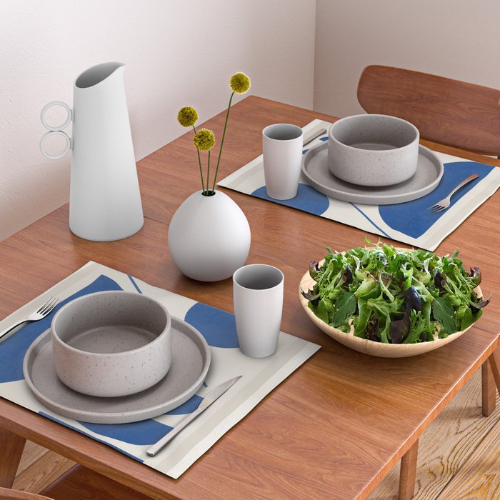 Modern Abstract Minimal Shapes 187/2 Placemat Gallery Image 2