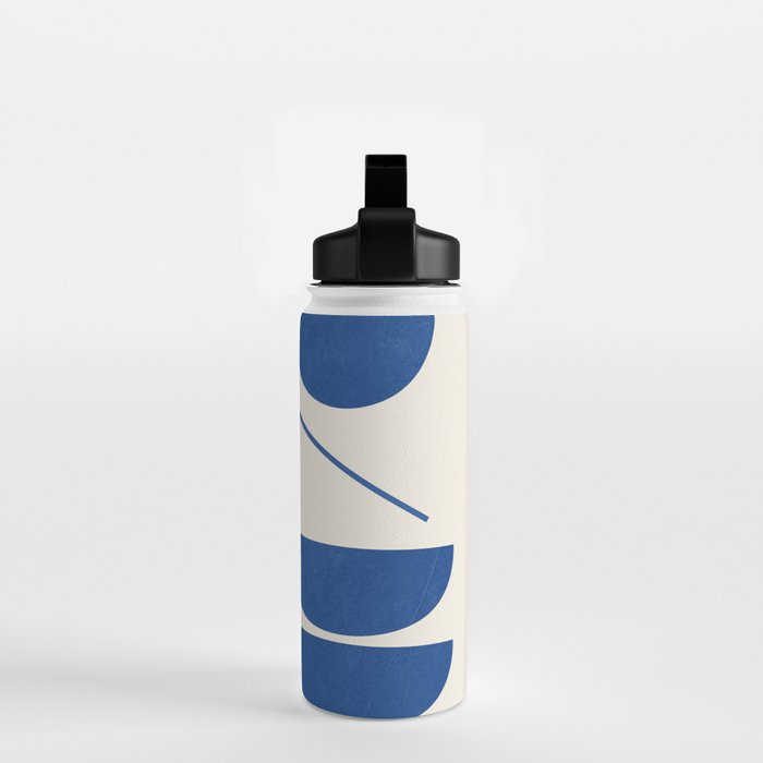 Modern Abstract Minimal Shapes 187/2 Water Bottle Gallery Image 2