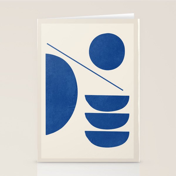 Modern Abstract Minimal Shapes 187/2 Stationery Card Gallery Image 2