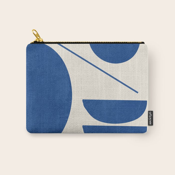 Modern Abstract Minimal Shapes 187/2 Carry All Pouch Gallery Image 1