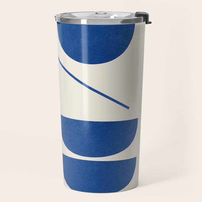 Modern Abstract Minimal Shapes 187/2 Travel Mug Gallery Image 2