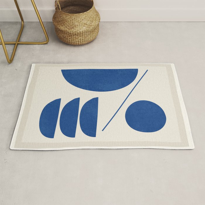 Modern Abstract Minimal Shapes 187/2 Rug Gallery Image 1