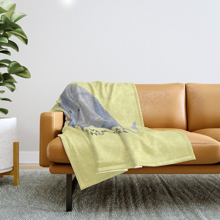 Elephant never forgets Throw Blanket Gallery Image 1
